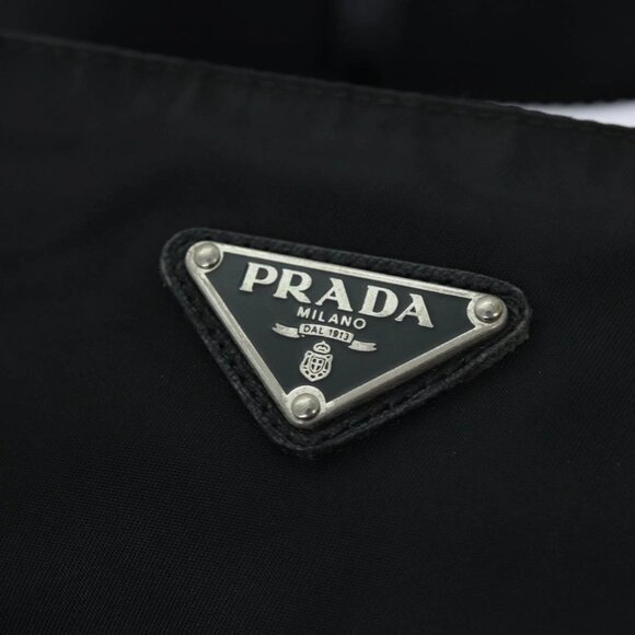 PRADA Shoulder Bag Nylon Black Auth 72842 - Picture 13 of 16